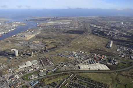 The former SSI steelworks site is within the South Tees Development Corporation area (PIC STDC)