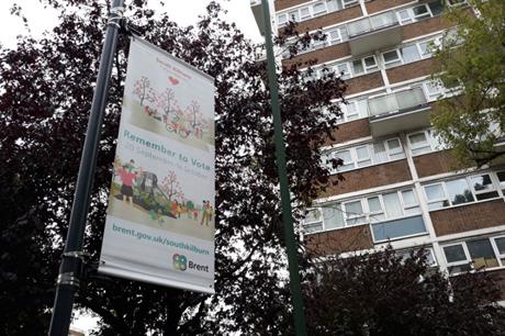 Communication activities included posters, outdoor advertising and a targeted social media campaign (PIC Brent Council)
