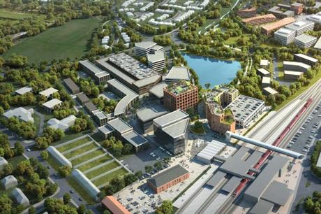 The Stafford Rugby Club proposal forms part of the Stafford Station Gateway masterplan (PIC Godwin Developments)