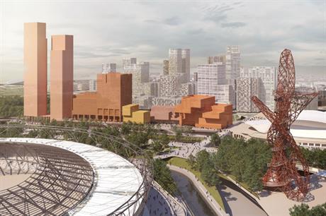 The evolving masterplan for Olympicopolis, east London's new education and cultural quarter