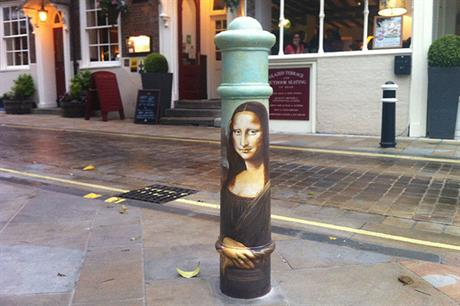 Furniture like bollards can be customised to create new features, as in this Winchester project (PIC Heather Cowper)