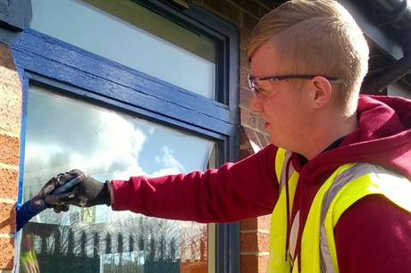 Kier offers trainees work-based training across its housing maintenance projects