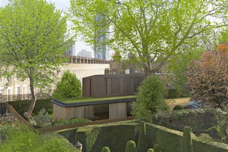 The design for the garden house at Walcot Square fits unobtrusively into the residential setting (ALL PICS FORMstudio)