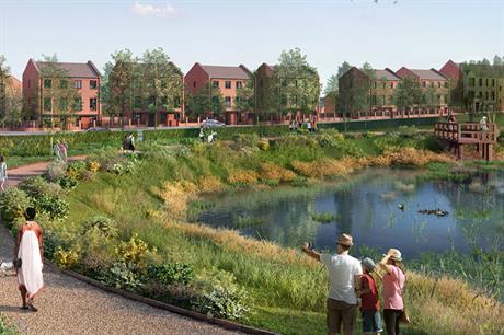Character areas are formed around existing and proposed landscape areas (PIC Gardner Stewart Architects)