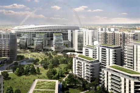 The Wembley Park masterplan includes 4,850 homes, other uses and green spaces