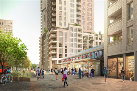 Woolwich's regeneration will see its covered market converted to a cinema and 800 homes delivered
