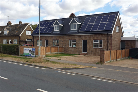 Five homes in Maldon, Essex, have been retrofitted using the Energiesprong method (PIC Gardner Stewart Architects)
