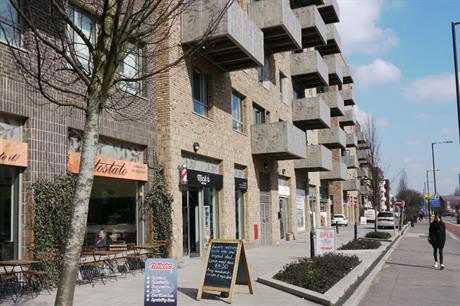 Shops on the main road at Woodberry Down, in Hackney, serve residents and capture passing trade (PIC Ben Kochan)