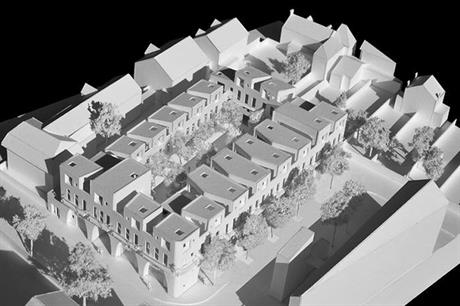 Lightwells are important for back-to-back housing (PIC Peter Barber Architects)