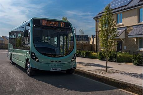 A community bus service was provided as the first homes were occupied in North West Bicester (PIC A2Dominion)