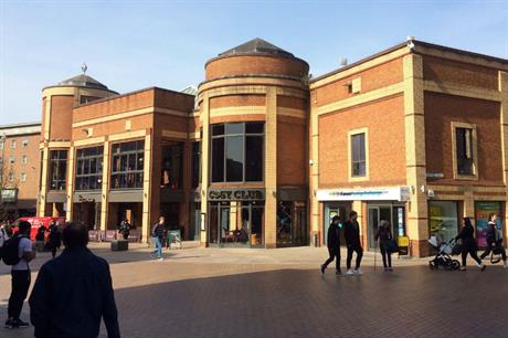 The shopping centre now looks onto the main square (PIC Geoff Wright)