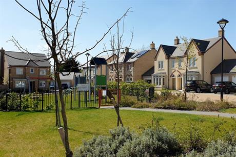 Green space runs through the development, connecting different parts of the village (David Edwards)
