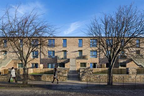Each flat in the colony housing has its own front door and garden (PIC Collective Architecture)