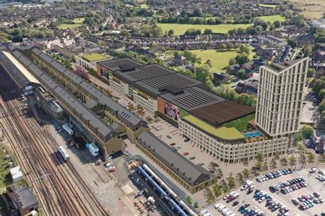 Development is constrained by the operating railway and the access needs of the film studios (PIC Quinn Estates)