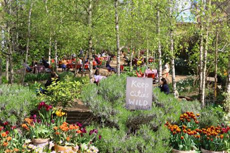 There is a focus on community involvement at Dalston Eastern Curve Garden (PIC Dalston Eastern Curve Garden)