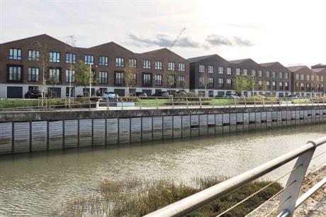 Design of the housing picks up on the site's industrial heritage (PIC Richard Simmons)