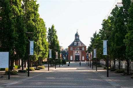 Trees on the Royal Arsenal site, in south east London, help create attractive avenues (PIC Moat Homes)