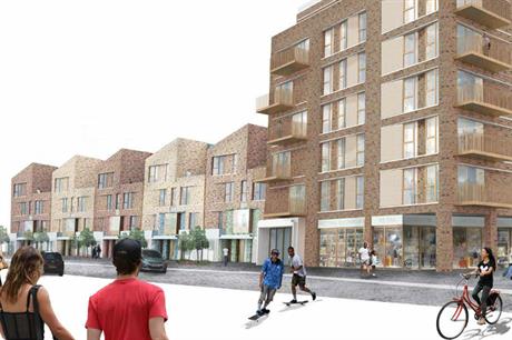A variety of building heights is planned along Somerleyton Road (PIC Lambeth Council/Igloo)