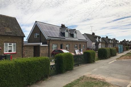Homes at Mundon Road, in Maldon, Essex, which were comprehensively retrofitted by Moat Homes, Gardner Stewart Architects and Engie (PIC Gardner Stewart Architects)
