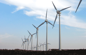 Wind farm: excess power could be stored in car batteries