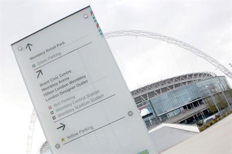 Signage at Wembley Park (Picture credit: Endpoint)