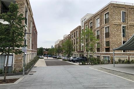 The choice of traditional stone and brick gives the new street a traditional feel (PIC Tomasz Fiszer)