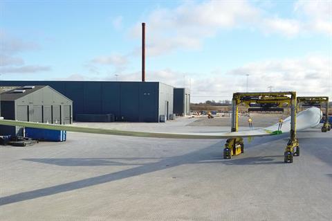 First picture of Siemens Gamesa's record-breaking blade