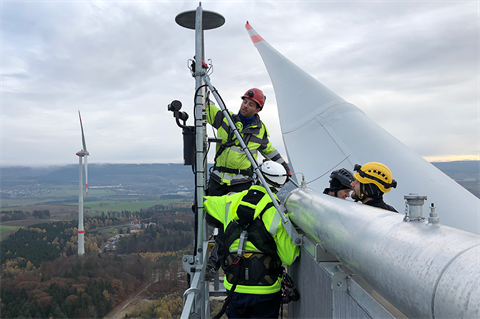 Repowering of the Morbach wind farm in Germany was completed last year, replacing 14 Vestas 1.65MW turbines with 7 Enercon 4.2MW units (pic: wiwi consult)