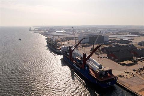Aerial image of Port of Aalborg