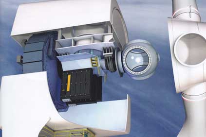 Promotional images of GE's 4MW offshore turbine