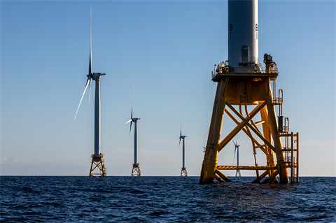 The 30MW Block Island wind farm, off Rhode Island, was the first commercial offshore wind farm in the US when it began operations in December 2016 (pic credit: John Moore/Getty Images)