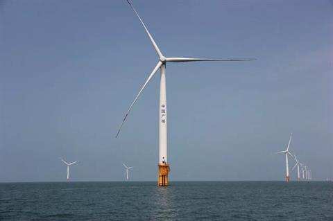 China will continue to dominate installations over the next five years, while offshore wind could 'become truly global', GWEC said (pic: CGN)