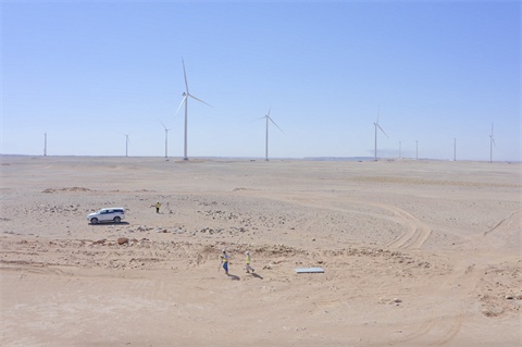 EDF Renewables and Masdar's 400MW Dumat Al Jandal wind farm in Saudi Arabia (pic credit: Saudi Arabia Ministry of Energy)