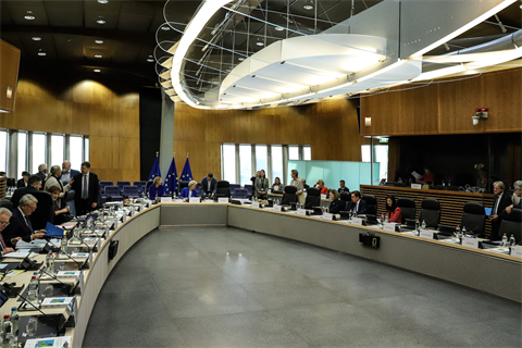EU Commissioners meet for the weekly College meeting at the European Commission headquarters in Brussels, Belgium (pic credit: Valeria Mongelli/AFP via Getty Images)