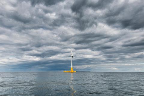 Despite holding its first large-scale offshore wind tender in 2012, France has only installed 2MW of operational offshore wind capacity (pic credit: BW Ideol)
