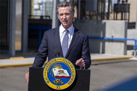 California Governor Gavin Newsom called for more 'aggressive' action on combatting climate change