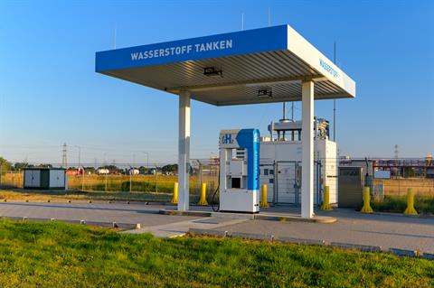 Hydrogen filling station in Germany, which has the world’s fourth largest network in the world (pic credit: Frederick Doerschem/Getty Images)