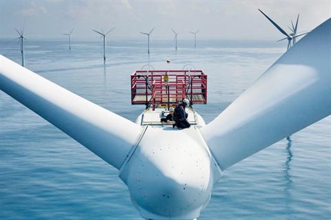Offshore wind turbine catches fire at Horns Rev 1