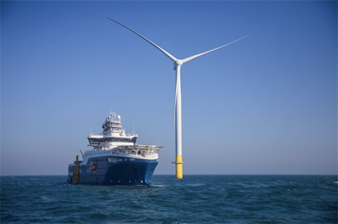Ørsted's Hornsea Project Two is located 89km off the Yorkshire coast in the UK North Sea