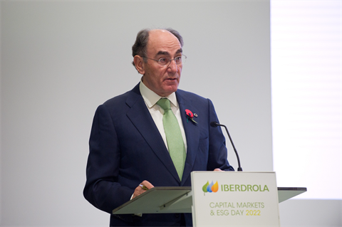 Iberdrola chairman Ignacio Galán said he believes the company’s investment plan will create more self-sufficiency and resilience against potential energy shocks