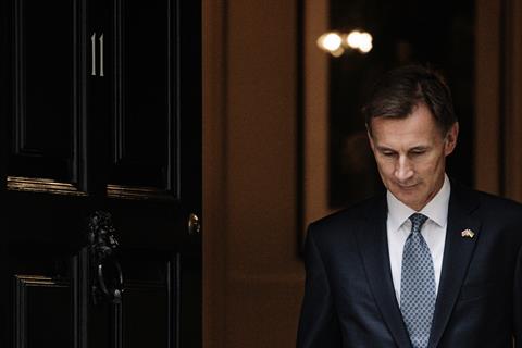 UK Chancellor Jeremy Hunt prepares to deliver his budget announcement, including a 45% windfall tax on renewables (Pic credit:  Rob Pinney/Getty Images)  