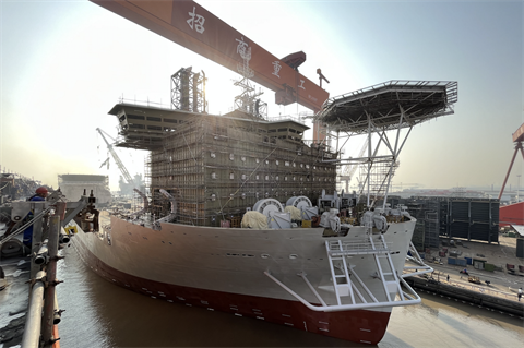 Jan de Nul launches 'next generation' wind vessel