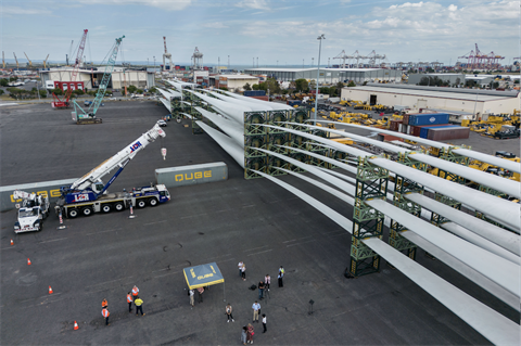 Components arrive for the MacIntyre project – which is under construction next to the future site of the Herries Range wind farm