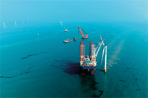 Offshore wind developers in China scrambled to complete projects before the country's feed-in tariff expired at the end of 2021 (pic credit: MingYang Smart Energy)