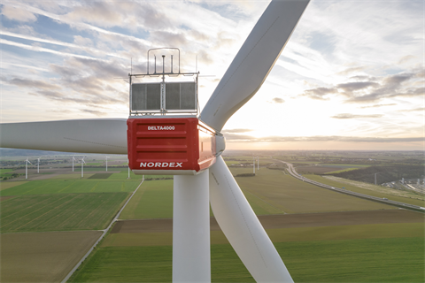 Nordex CEO José Luis Blanco described 2022 as an "extremely challenging year for the industry" (pic credit: U Mertens)