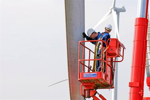 Deutsche Windtechnik won the full maintenance contract at the Buchonia wind project