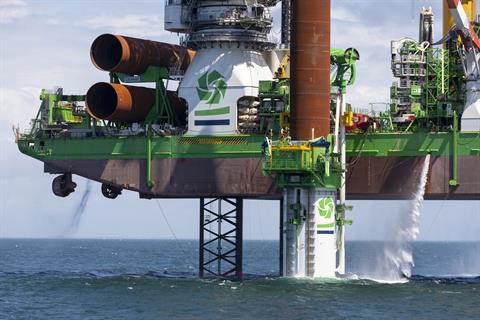 Deme Offshore carrying out installation work at France's Saint Nazaire offshore wind farm