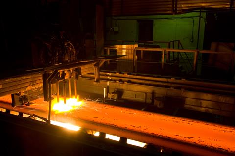 Enough raw materials including steel (above) exist to meet demand by the wind industry in the coming decades, the report claims (pic credit: Metalloinvest)
