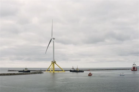 Stiesdal floating offshore wind pilot en route to test site