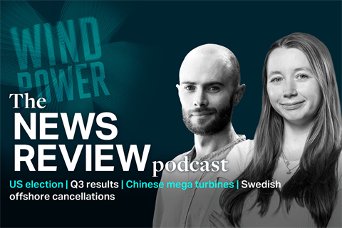 News review: US election | Q3 results | Chinese mega turbines | Swedish offshore cancellations (pic credit: Emma Austin)